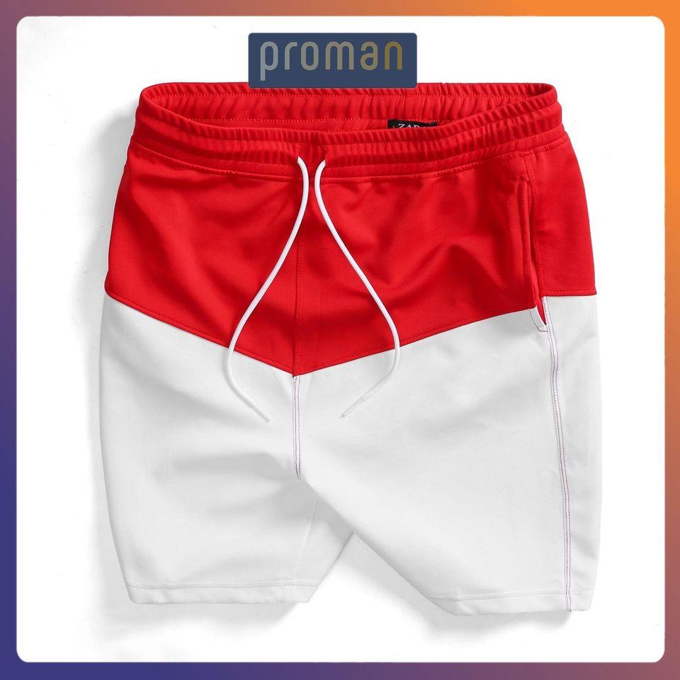 Quần short nam siêu cao cấp xuất khuaaru xịn xò, quần đùi nam ngắn đẹp cao cấp đáng họa tiết trơn QD03 - PROMAN