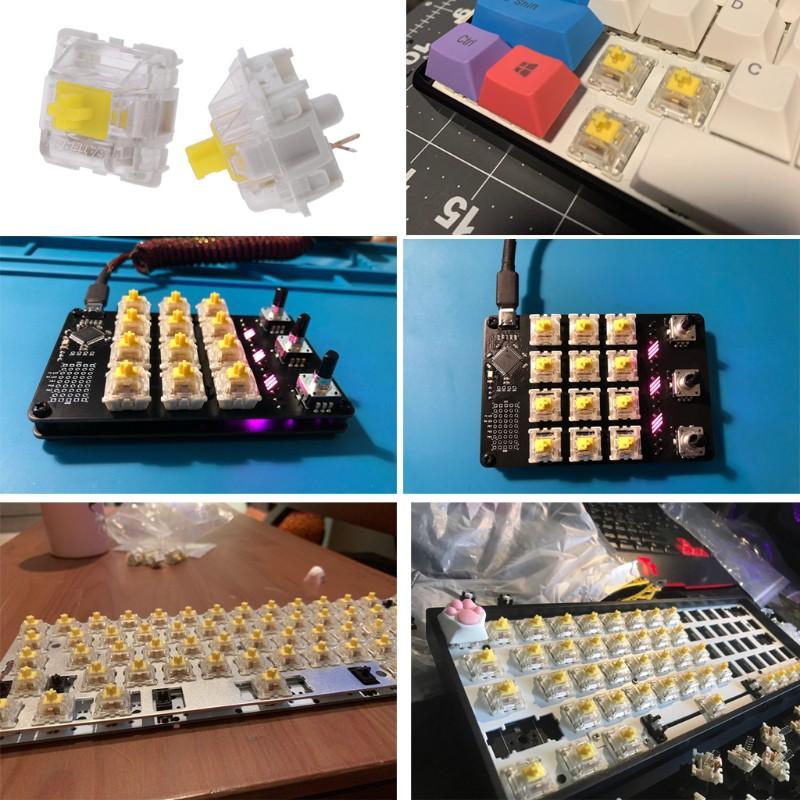 Set 10 Công Tắc Đèn Led 3pin Mx Fit Gh60