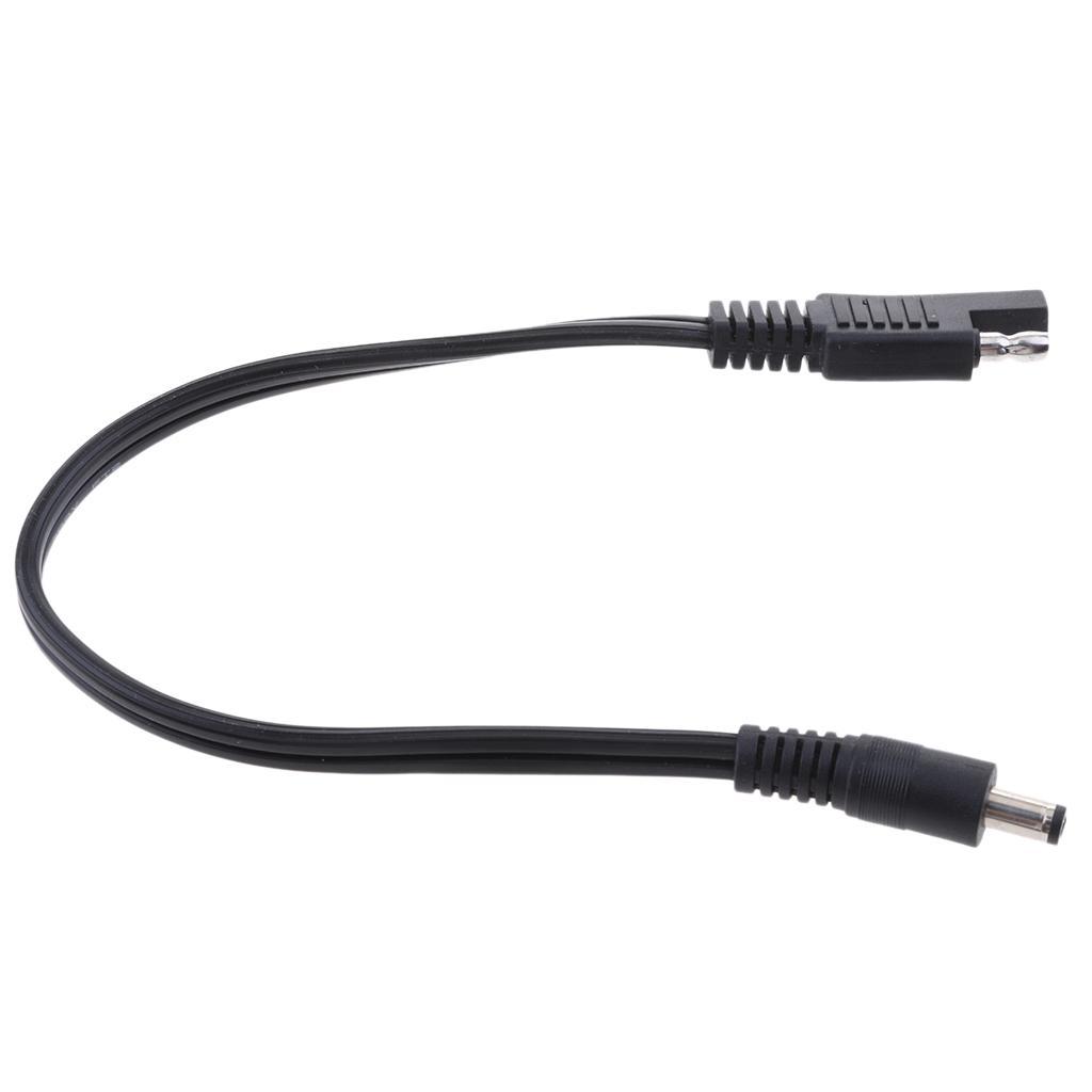 2Pcs SAE Plug to .5mm x 2.1mm Adapters Cables for Battery