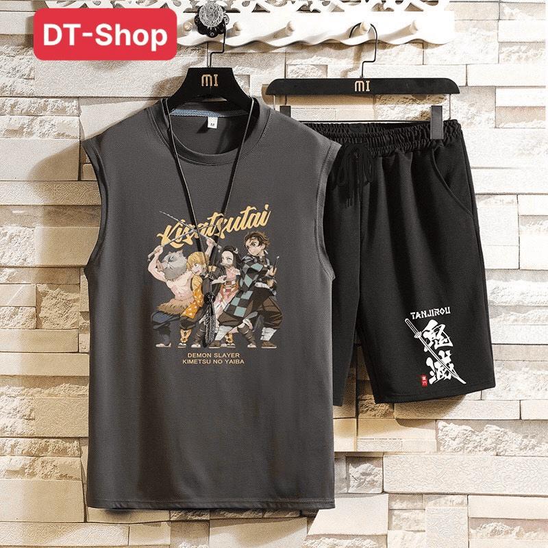 Đồ Bộ Nam KISATSUTAI Sát Nách FREESHIP Bộ Thể Thao Nam Mặc nhà ngủ siêu mát mùa hè phong cách trẻ trung DT-Shop - Hàng