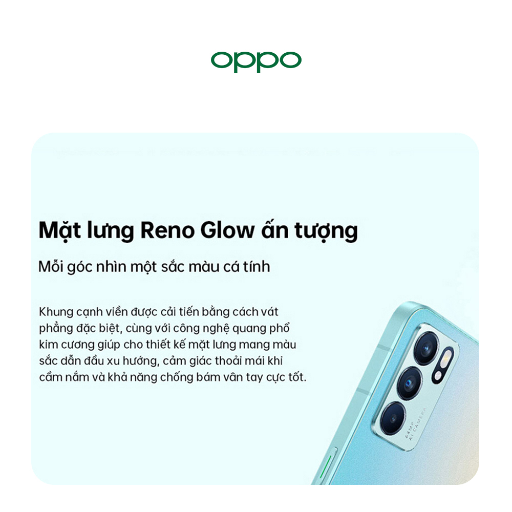 Điện Thoại Oppo Reno 6 5G (8GB/128G) - Hàng Chính Hãng