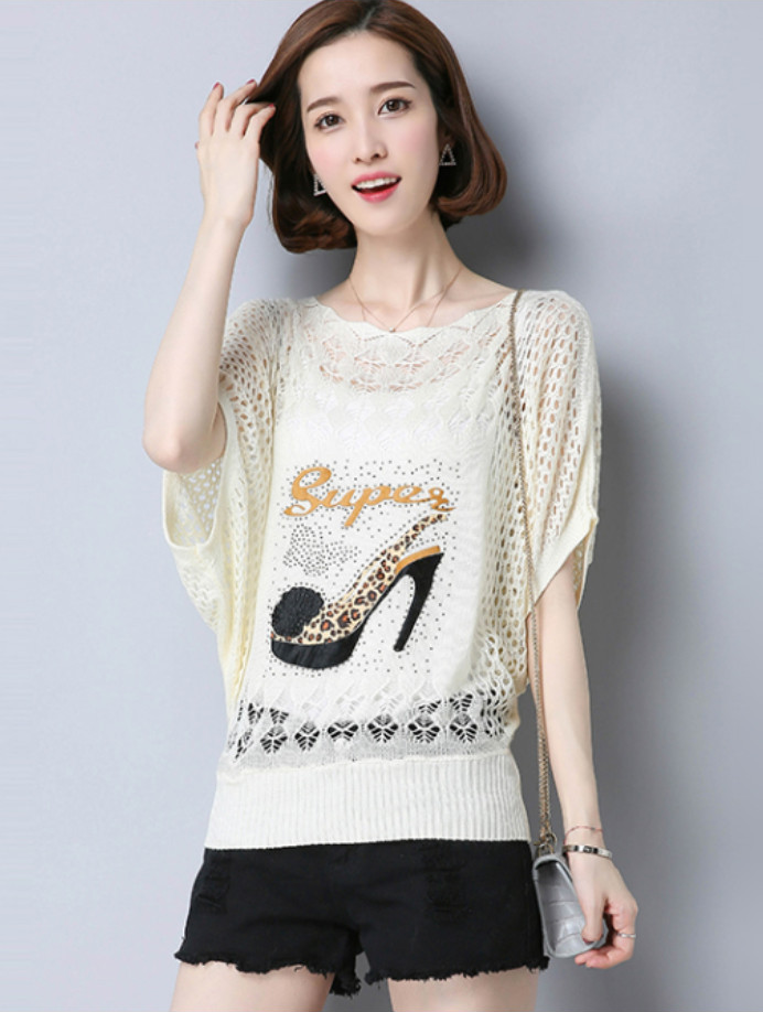 Áo Len Nữ Tay Lửng Nhẹ One Size 40-50Kg ALN023 MayHomes - Hat