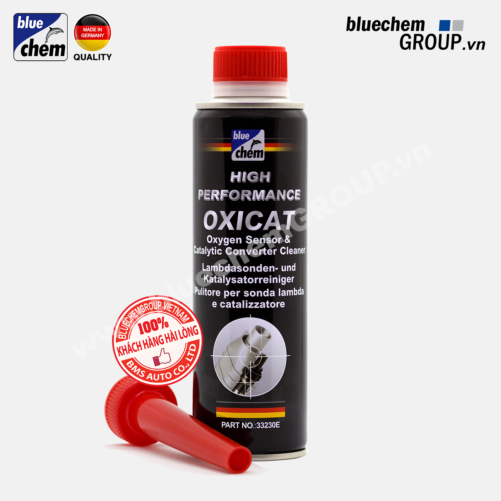 Dung dịch Bluechem Vệ sinh Cảm biến Oxy và Bộ xúc tác khí thải  300ml