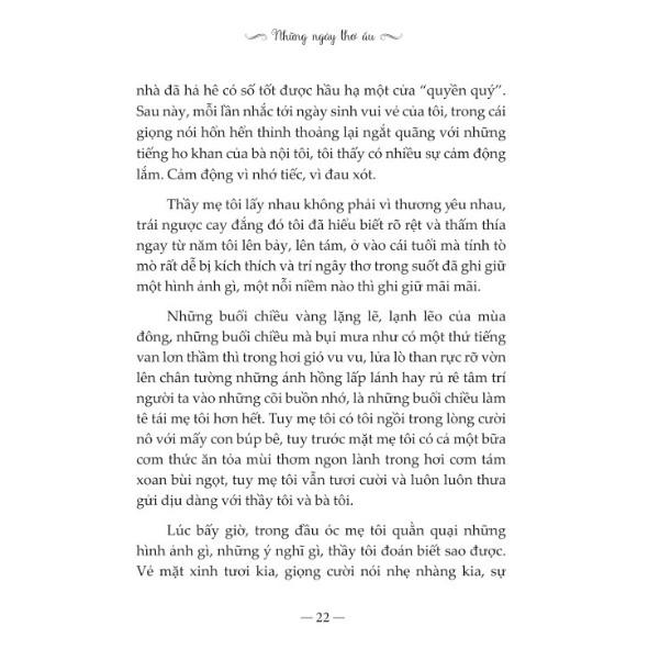 sách-Những ngày thơ ấu (tái bản)