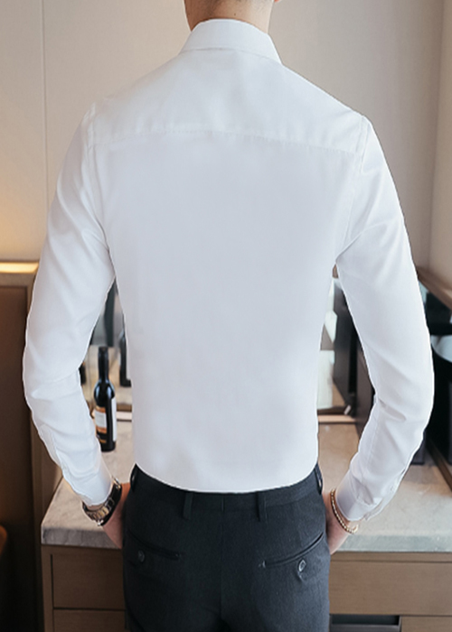 Áo Sơ Mi Nam Dài Tay From Ôm Dáng Mềm Mịn Áo Sơ Mi Soái Ca