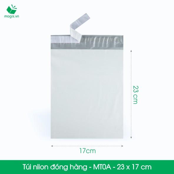 MT0A - 23x17 cm - 300 túi nilon 2 lớp đóng hàng thay thùng hộp carton