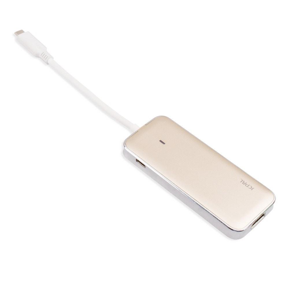 Cổng chuyển Hub USB Type-C cho Macbook ra HDMI, USB, SD JCPal