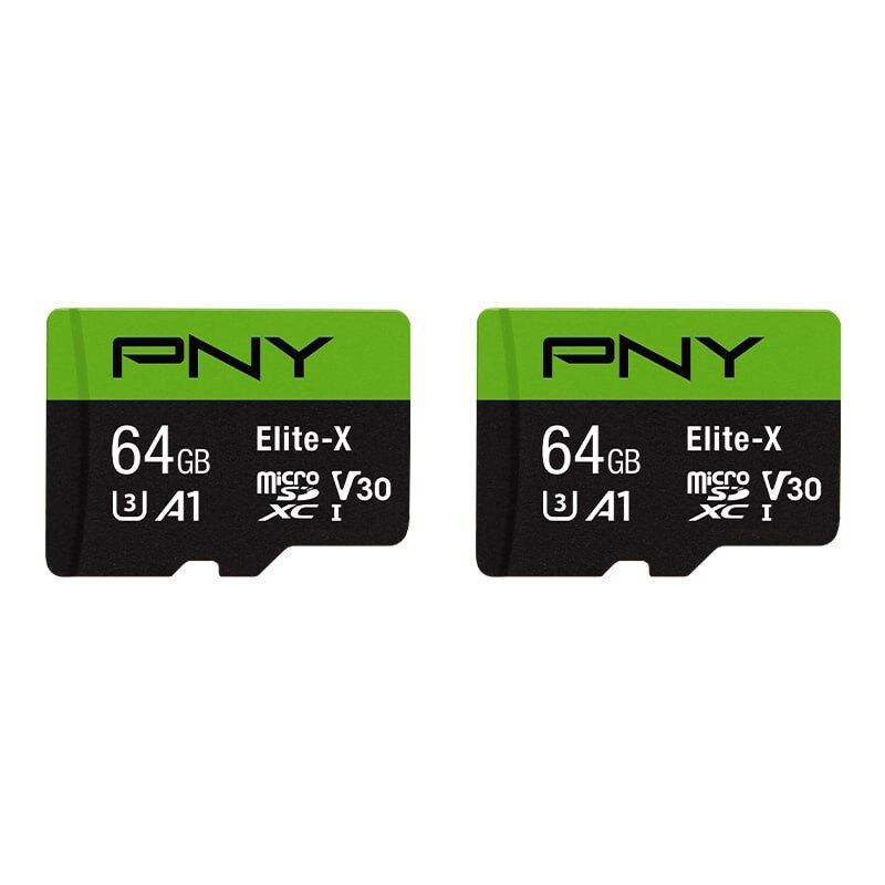 Thẻ nhớ PNY 64GB microSDXC Elite-X 100MB/s Kèm Adapter - Hàng chính hãng Vĩnh Xuân phân phối