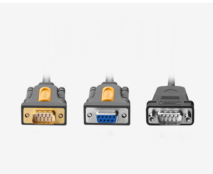 Cáp chuyển đổi USB sang Com RS232 căí dài 1,5m chính hãng UGREEN 20201 - Hàng Nhập Khẩu