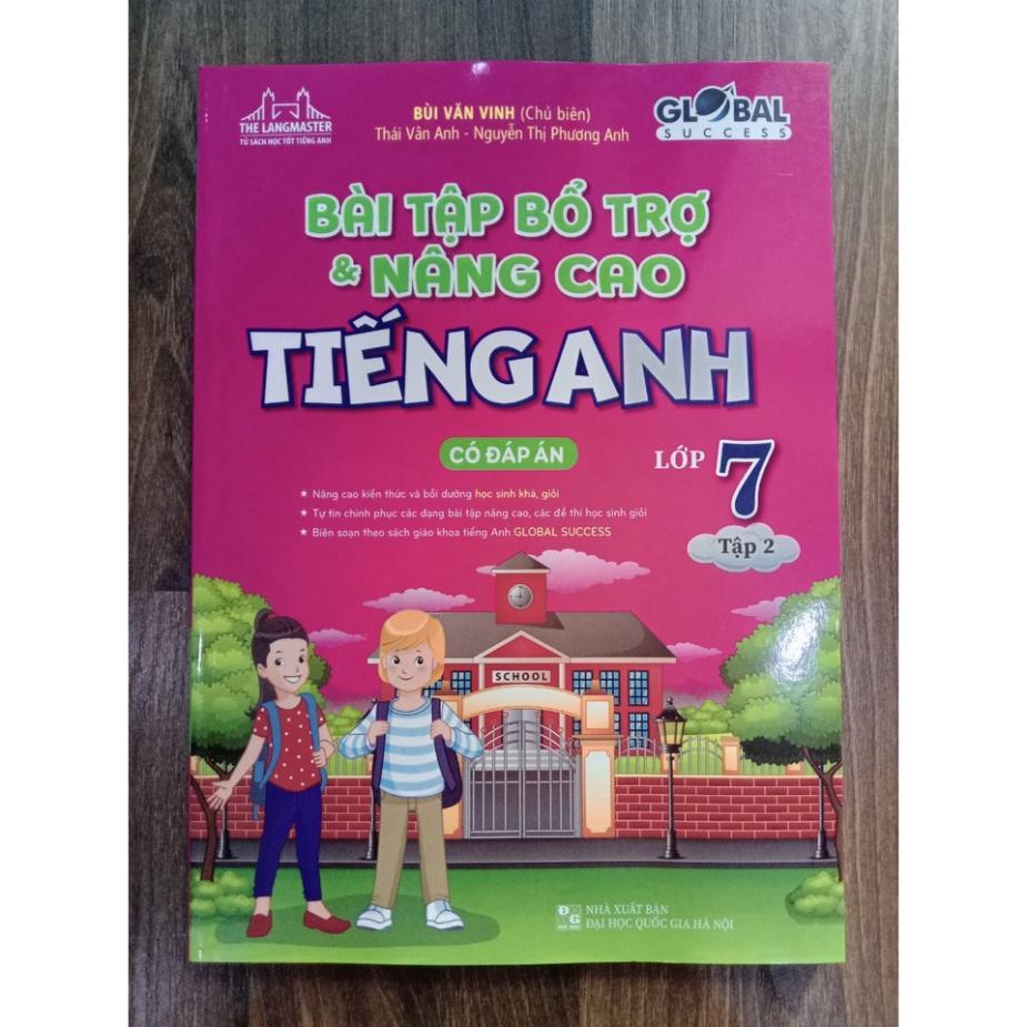 Sách - Bài tập bổ trợ và nâng cao tiếng anh lớp 7 tập 2 (có đáp án) - GLOBAL SUCCESS