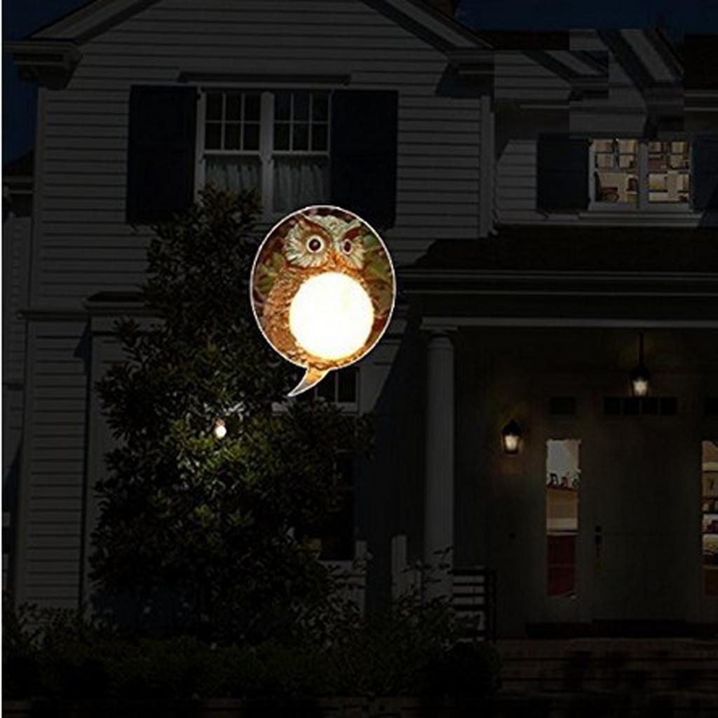 Garden Solar Lights Outdoor Bird Lights OWL LED Decorative Garden Lights