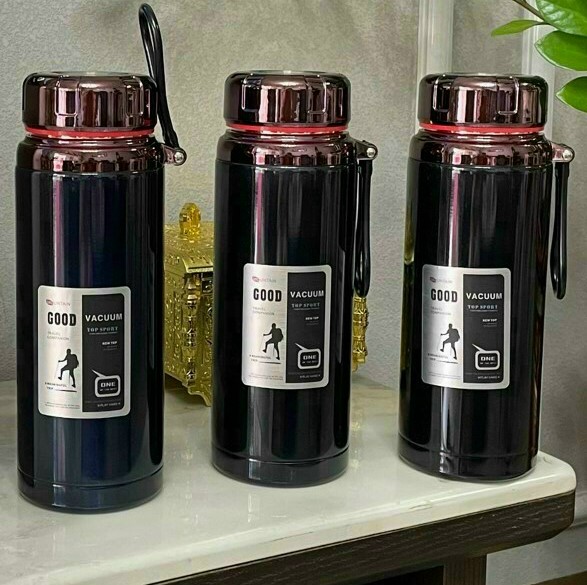Bình Giữ Nhiệt Nắp Kim Cương Chất Liệu Inox Cao Cấp Dung Tích 1200ML  Giữ Nóng 48H Giữ Lạnh 72H