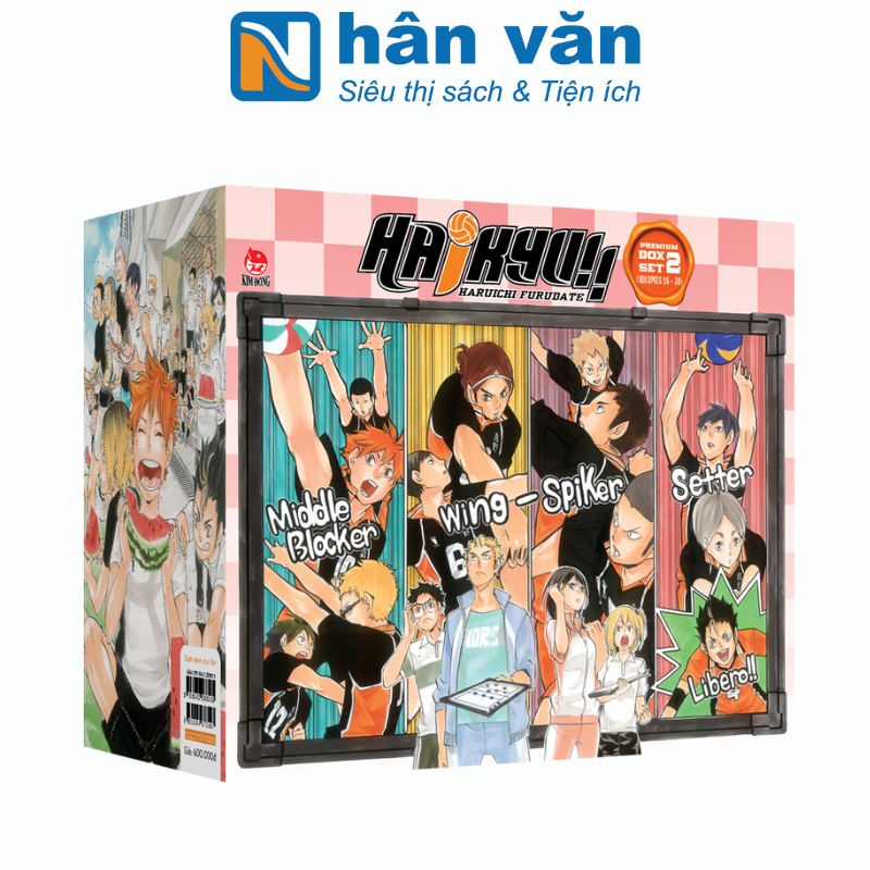Premium Boxset Haikyu!! 2 - Tập: 16 - 30  - Tặng Kèm 2 Set Bookmark PVC + 1 Hộp Đựng Bìa Áo Box #1