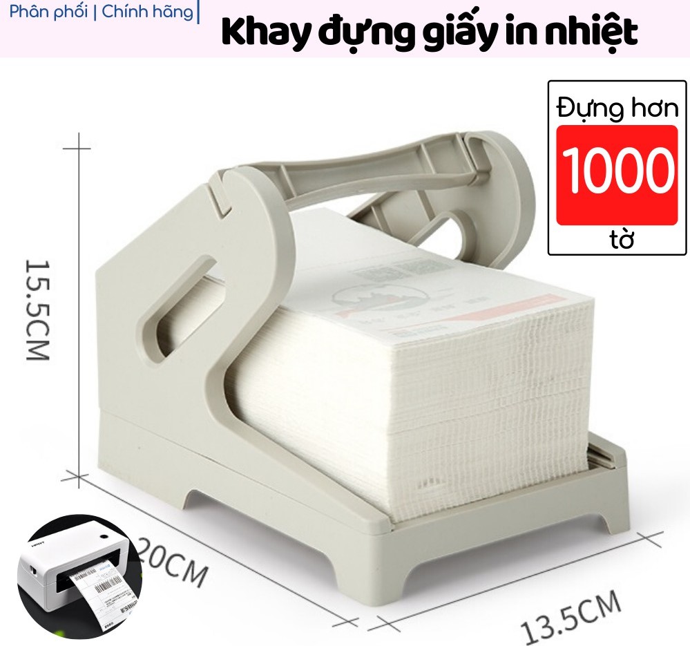 [RẺ] Combo Máy in vận đơn iDPRT SP410 + Khay +1000 tờ giấy nhiệt, hàng nhập khẩu bảo hành 12 tháng