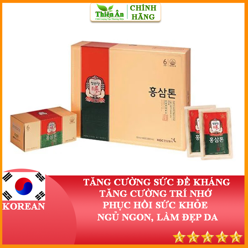 Nước Hồng Sâm Pha Sẵn KGC Cheong Kwan Jang Tonic Original 60 Gói x 50ml