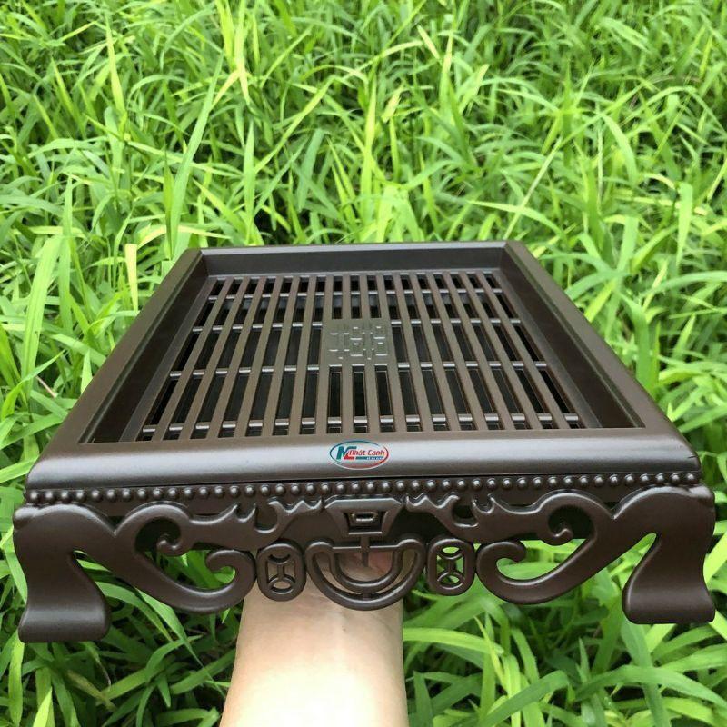 Khay trà, khay úp chén cốc giả gỗ loại đẹp