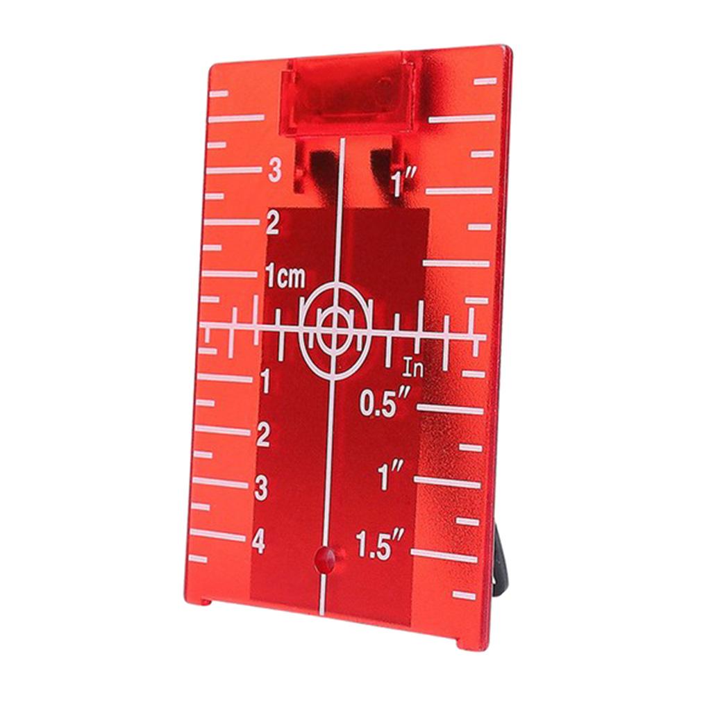 Magnetic Floor Laser Target Plate Card with Stand for Beam Application Green