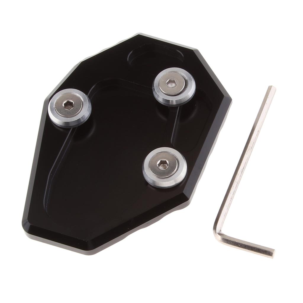 Motorcycle CNC Side Stand Kickstand Enlarge Plate Pad For Yamaha MT-07 FZ07 2013 2014 2015 2016