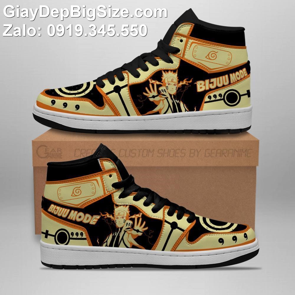 Giày thể thao custom nhân vật anime cỡ lớn 45 46 47 48. Big size custom sneakers for wide feet (One Piece, Naruto...)