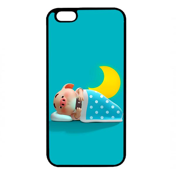 Ốp lưng cho iPhone 6 Plus heo 7 - Hàng chính hãng