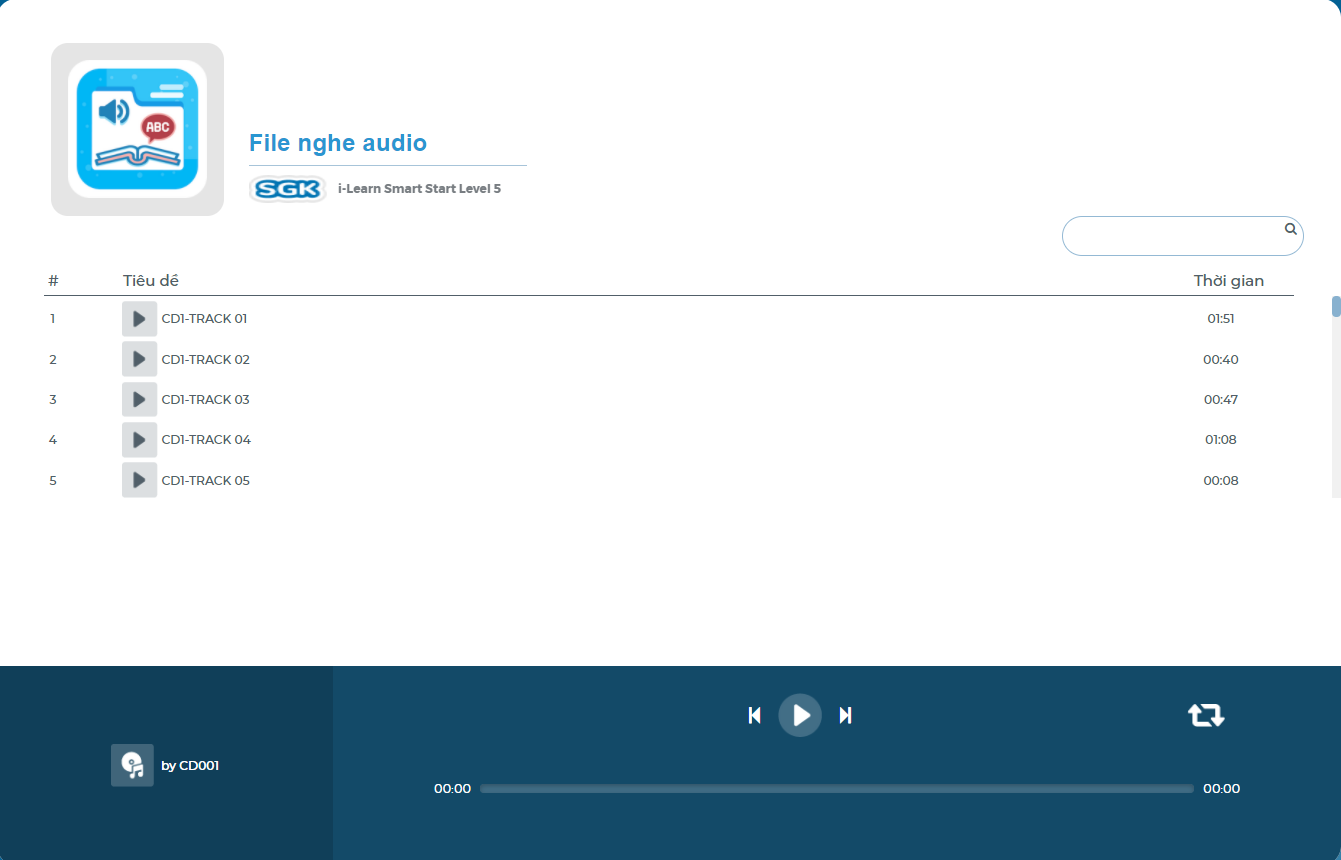 I-Learn Smart Start Level 5 File nghe Audio
