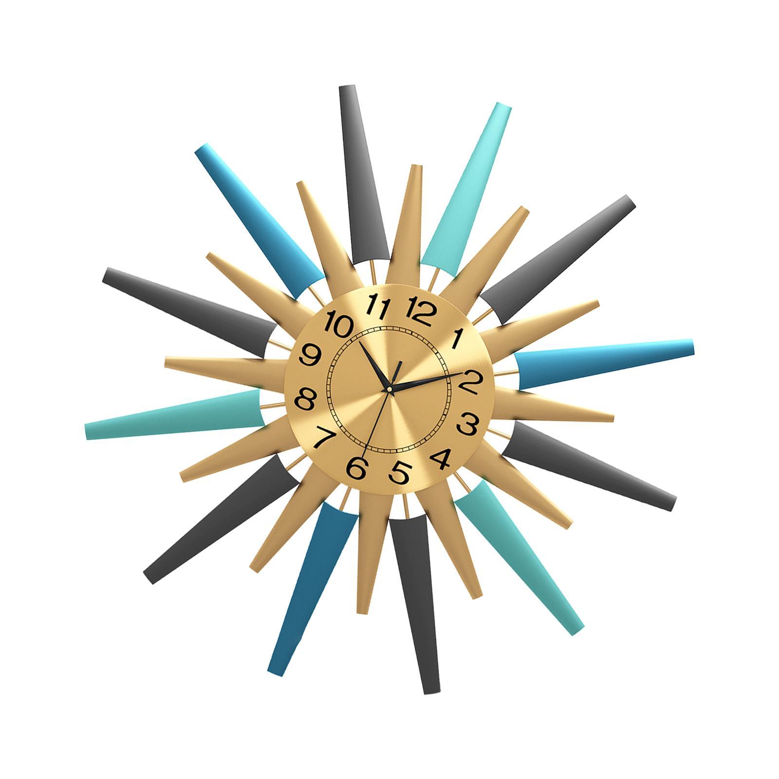 Modern Wall Clock Personality Large Decorative Silent for Kitchen Decorative