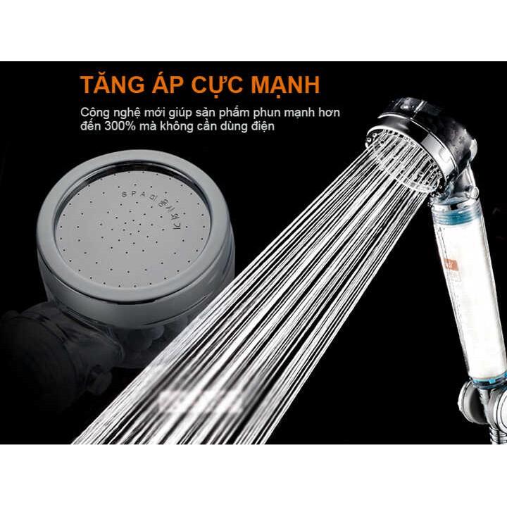 Vòi sen YC-300 tăng áp lõi lọc nước khử khuẩn Hàn Quốc - Tặng thêm 1 lõi lọc - VL