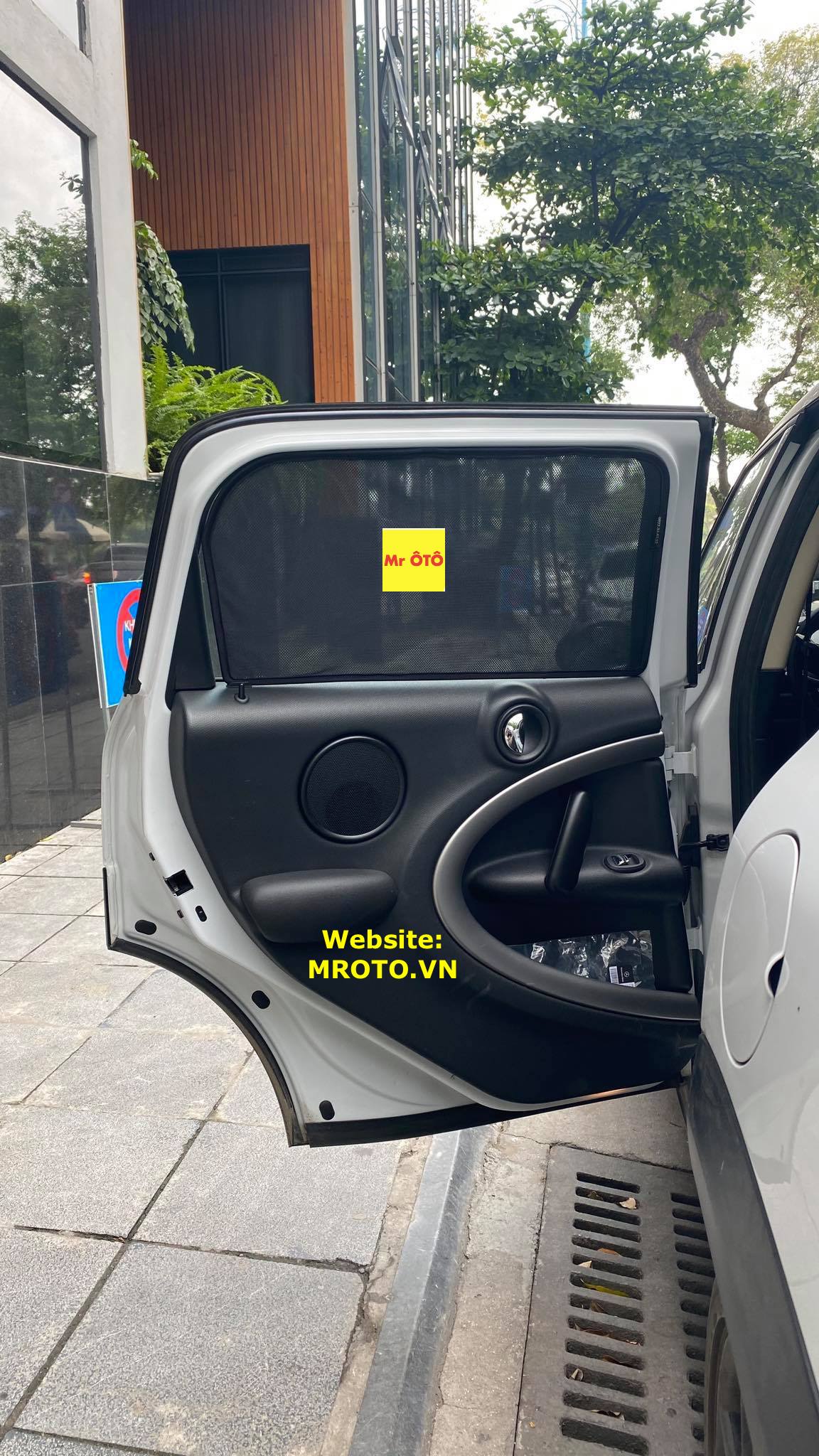 Rèm Che nắng xe MINI COOPER COUNTRYMAN 2017-2023 1 có hút nam châm, Vải dày dặn, chống nắng tuyệt đối
