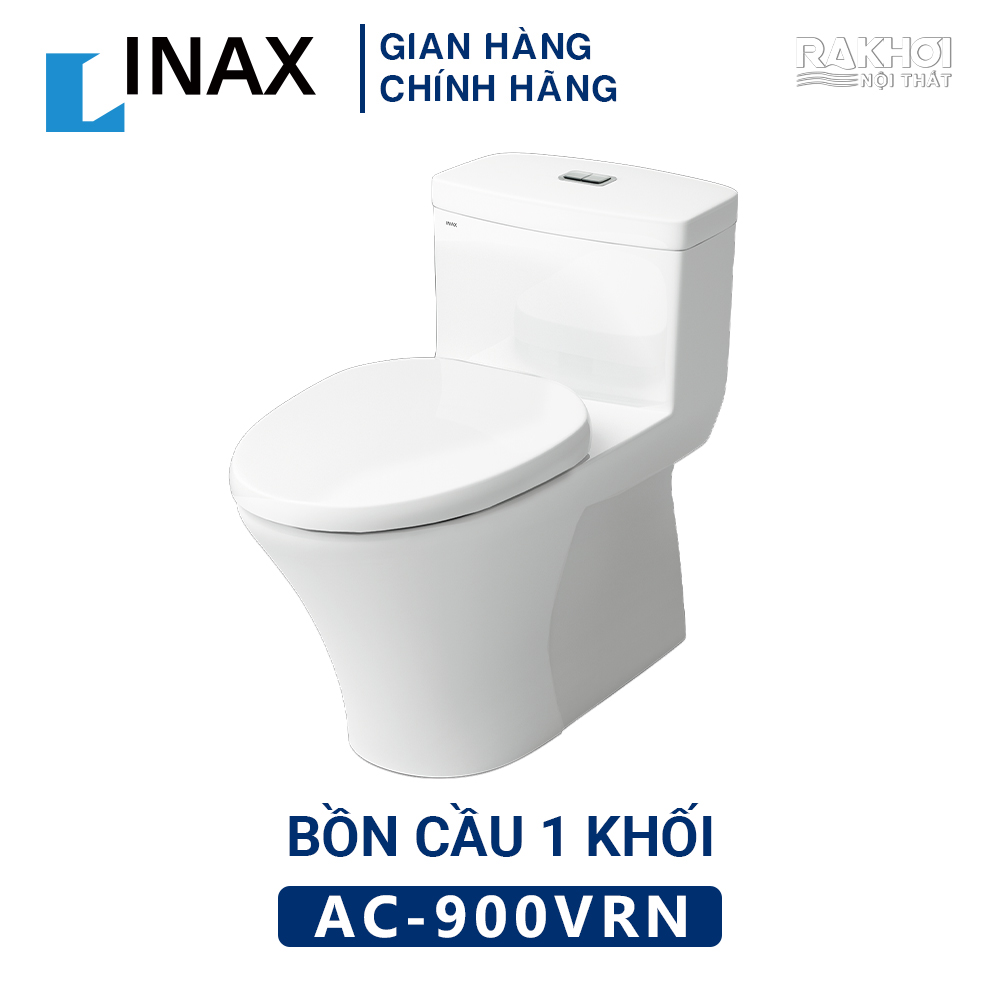 Bàn Cầu Inax 1 Khối AC-900VRN Nắp Đóng Êm