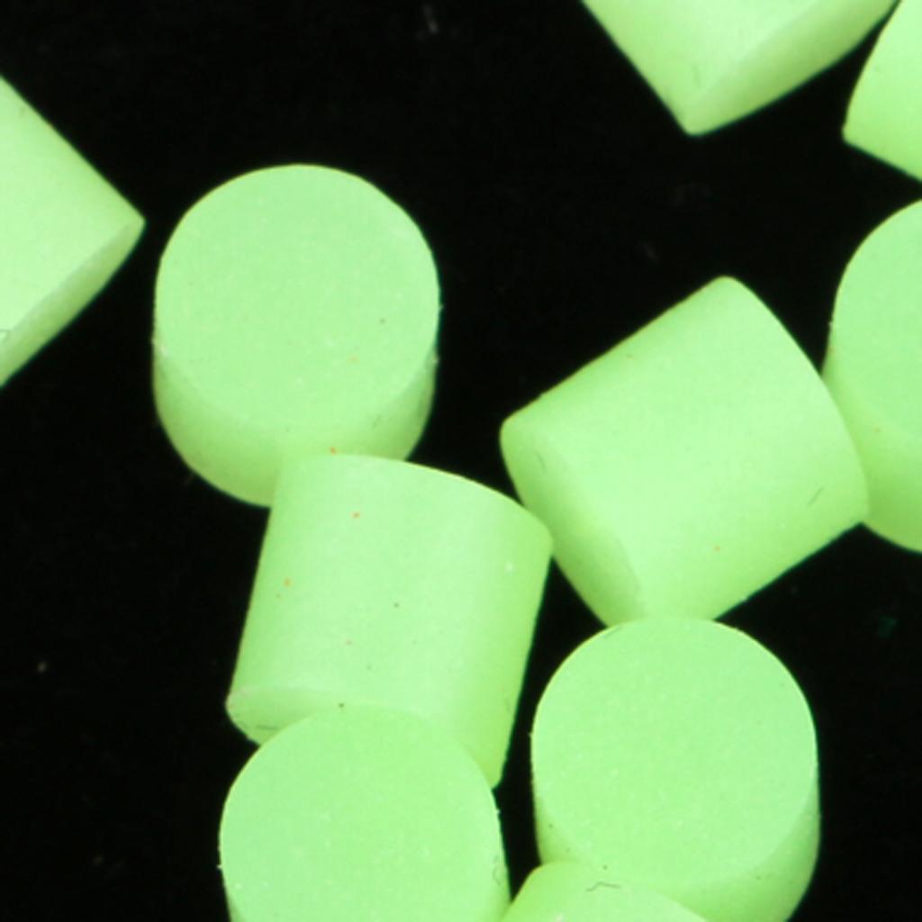 20 Pcs Fishing Floating Beads Float Stopper Float Tackles Luminous Green