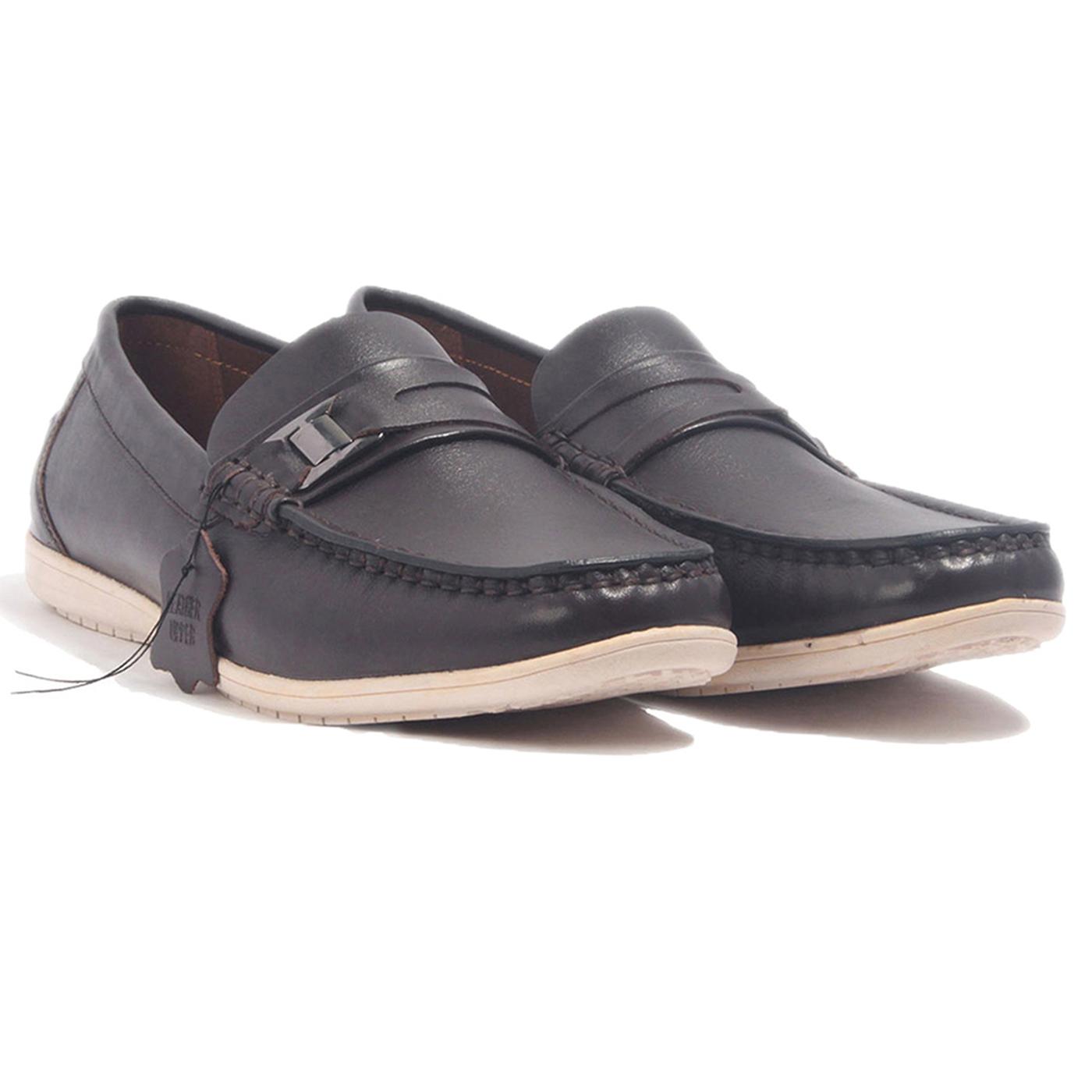 Giày Lười Nam Banuli Casual Slip-On Shoes Nappa Cow Leather C5DL3 (Da Bò Nappa Mềm Dẻo, Đế Siêu Nhẹ, Chống Trượt, Bảo Hành Trọn Đời)