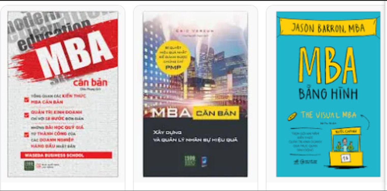 Combo 3 Cuốn Quản Lý Công Việc Hiệu Quả : MBA Căn Bản