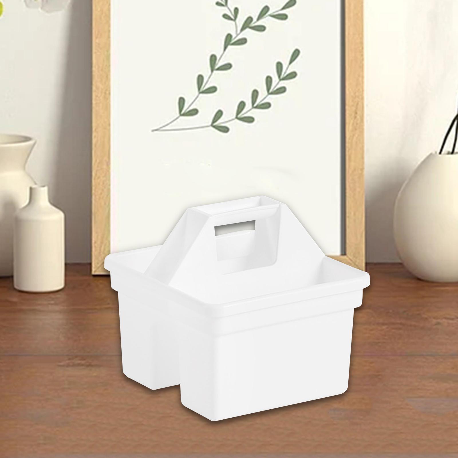 Cosmetic Storage Box with Handle Bathroom Organizer Case for Bedroom Dresser