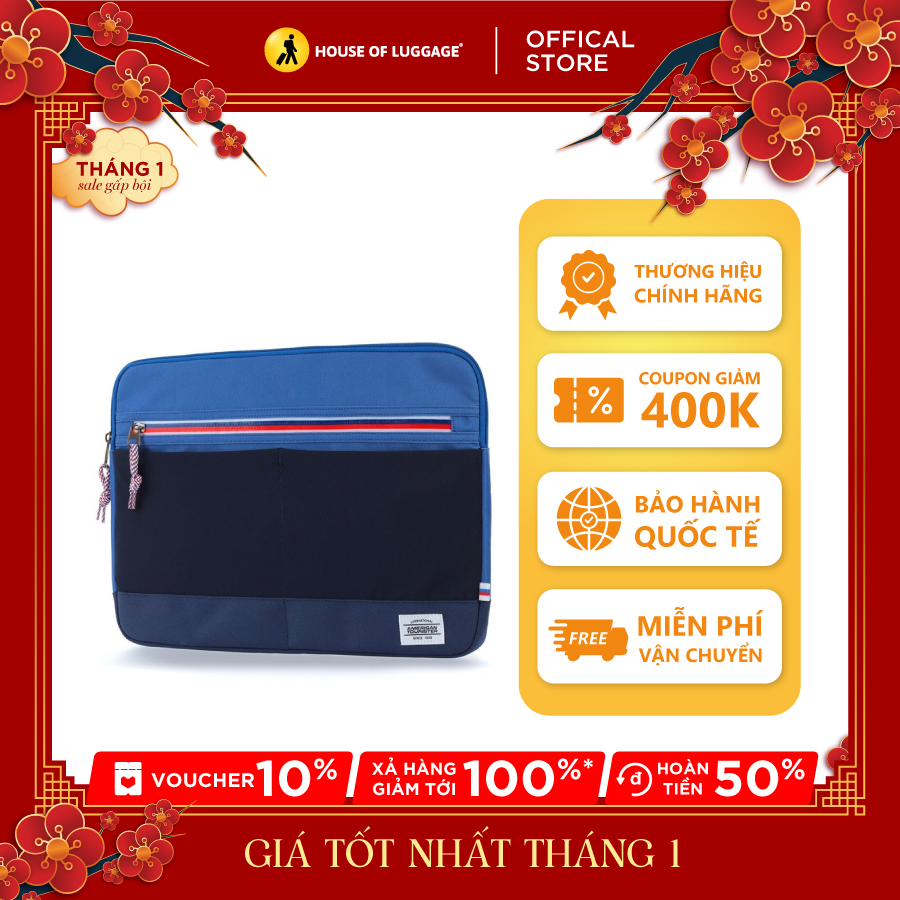 Túi laptop Kipton L AMERICAN TOURISTER - MỸ Trọng lượng nhẹ Chất liệu vải chống thấm nước Phù hợp với laptop 15"