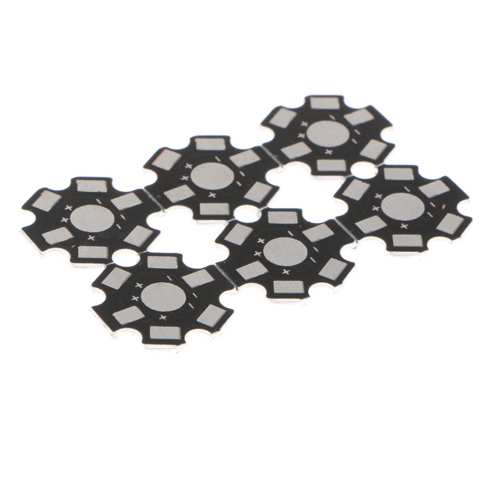 Rất Nhiều 10 Chiếc 20 Mm Cao Cấp LED Nhôm Mặt Đế Tản Nhiệt Cho 1W 3W đèn