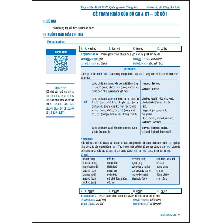 Sách - Thực chiến đề thi THPT Quốc gia môn Anh