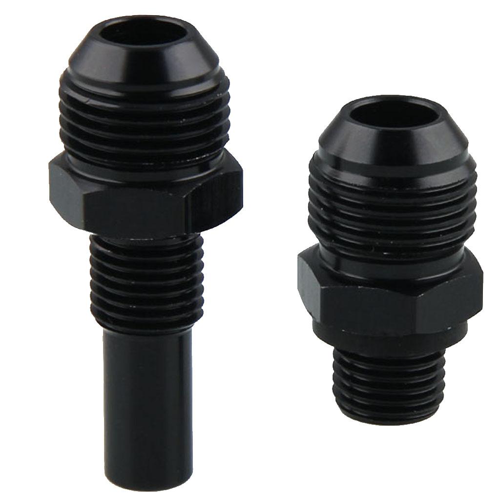 Easy Install 2 Oil Cooler Adapter for  8AN 1/4NPS 4L80E Transmission