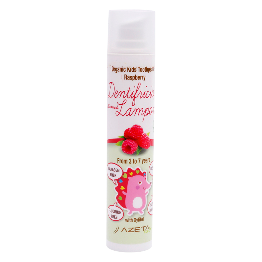 Gel Đánh Răng Vị Dâu Rừng Organic Toothpaste Raspberry Azeta Bio GDR004
