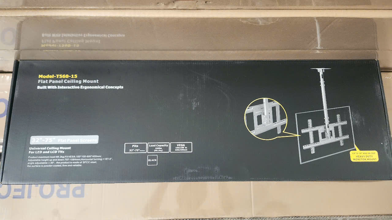Khung treo Tivi thả trần DJ560-15  Treo tivi từ 32 inch đến 7 0inch - Hàng nhập khẩu