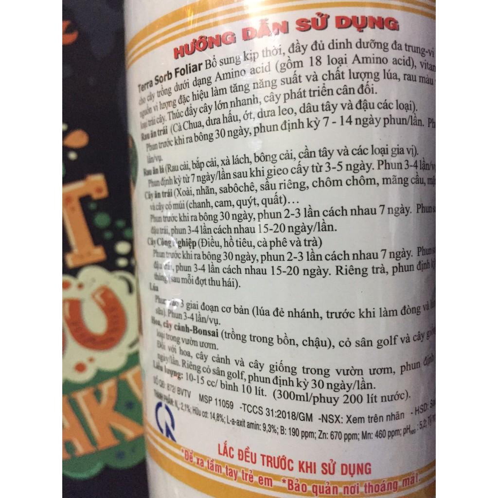 PHÂN BÓN TERRA-SORB- SIÊU TO LÁ-500ml
