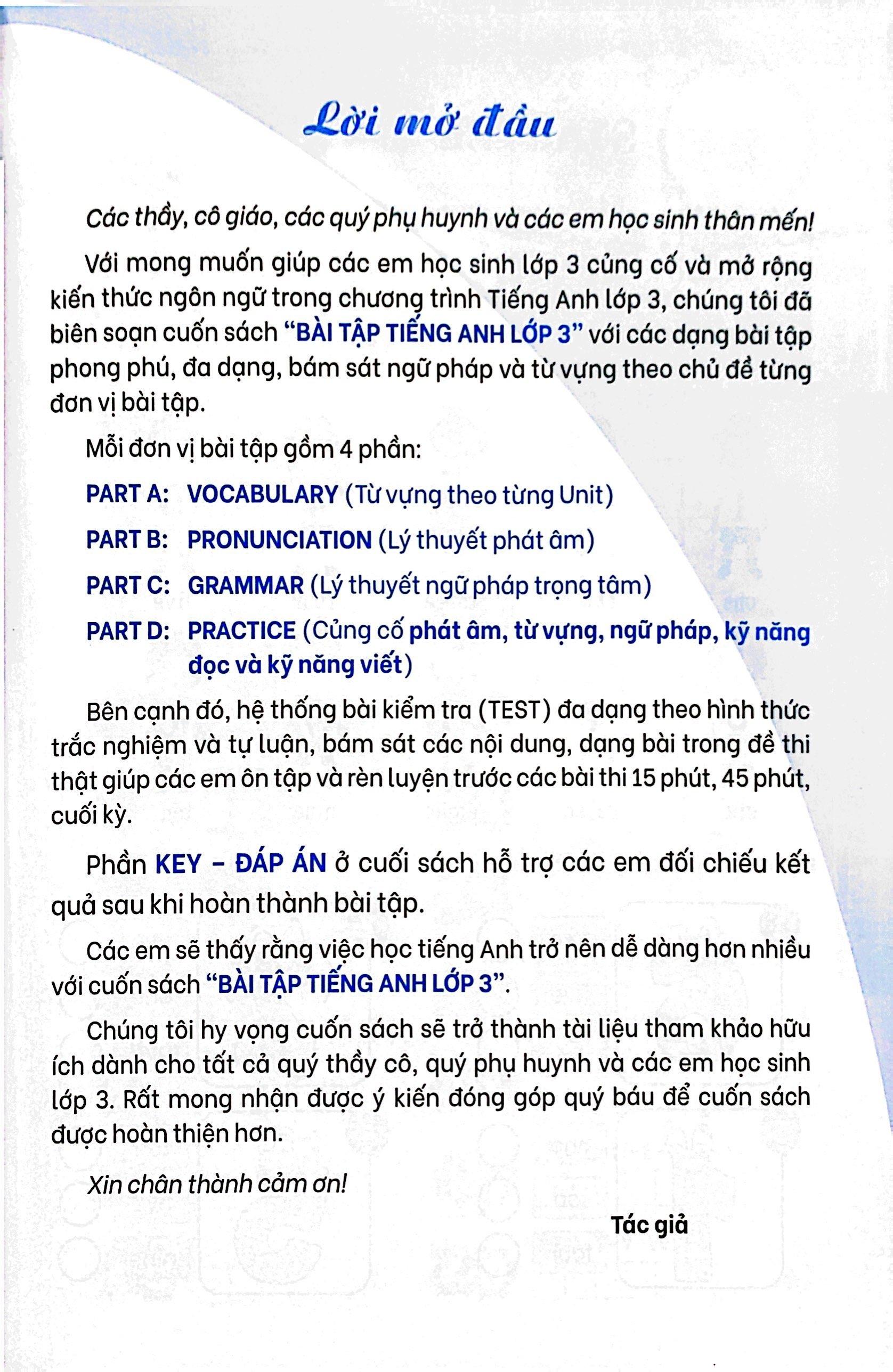 Global Success - Bài Tập Tiếng Anh Lớp 3 - Tập 1 (Có Đáp Án)