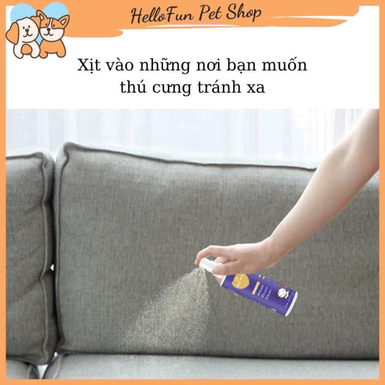 Xịt ngăn chặn thói quen xấu của chó mèo 120ml