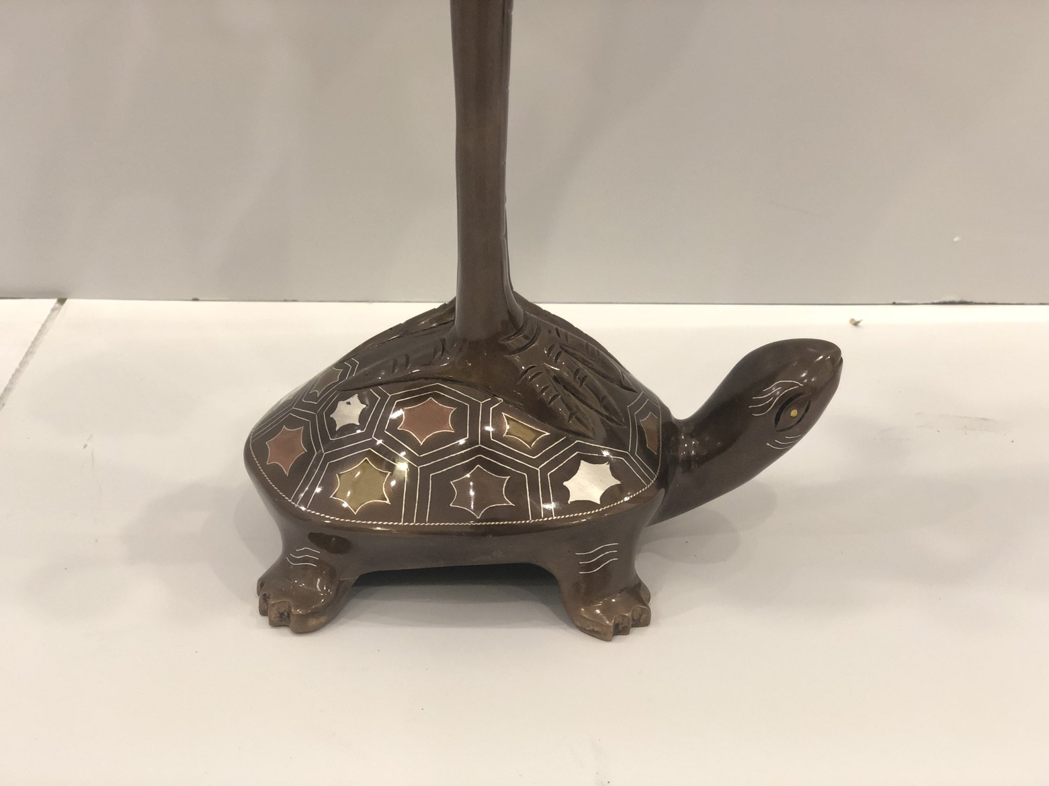 Bộ Ngũ Sự Bằng Đồng Khảm Ngũ Sắc 50cm