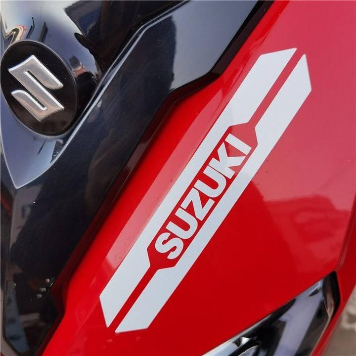SUZUKI Sticker phản quang Sửa đổi Decal phụ kiện xe máy Mũ bảo hiểm Dán trang trí