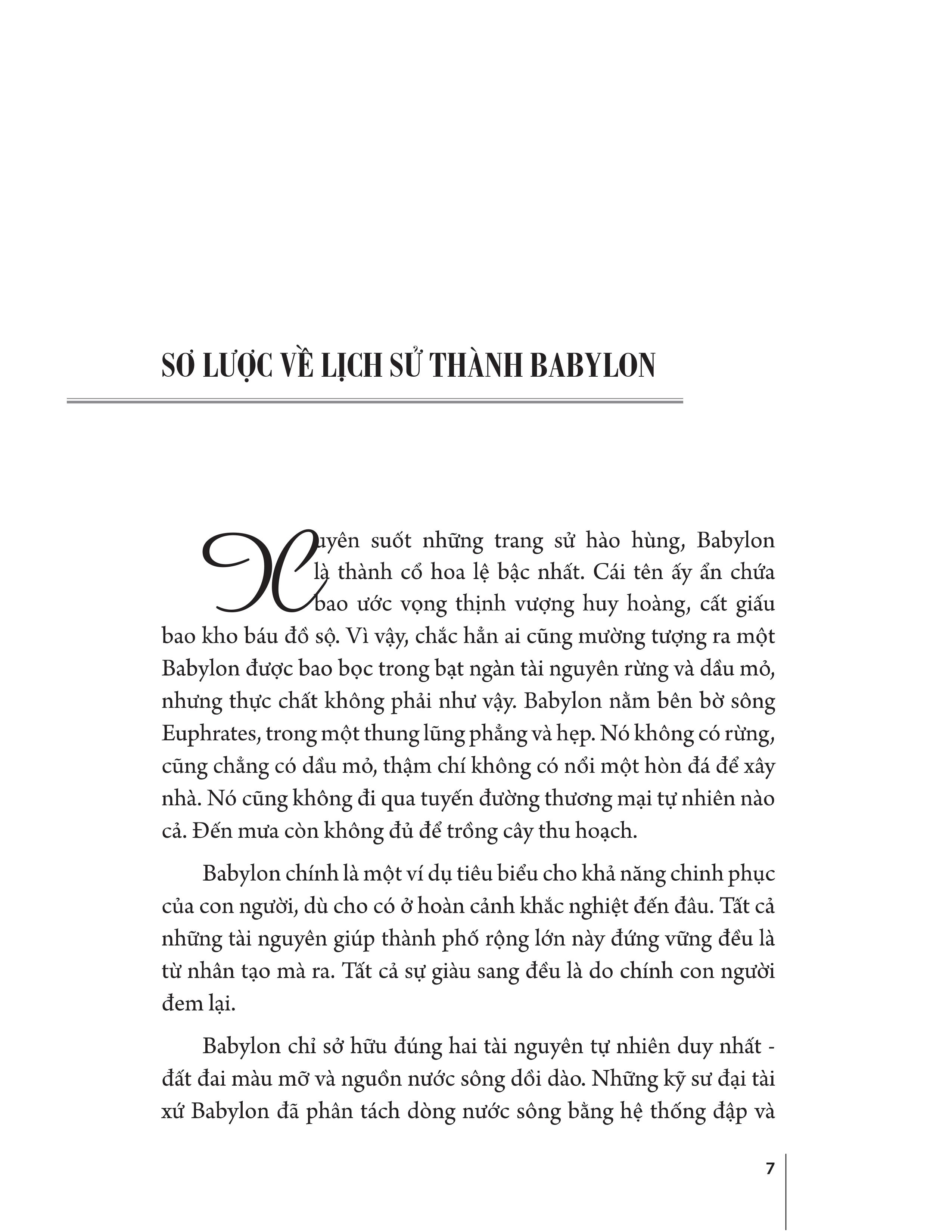 NGƯỜI GIÀU NHẤT THÀNH BABYLON (Bìa cứng)