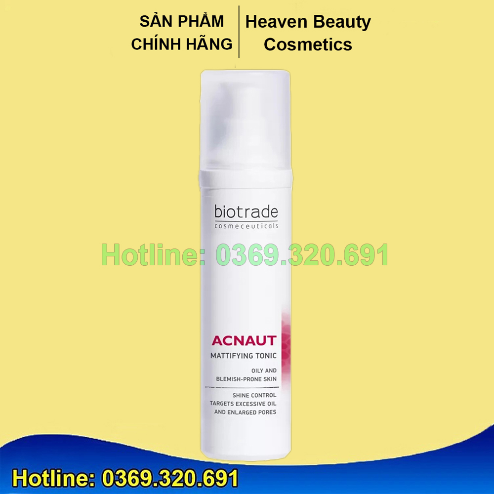 Nước Hoa Hồng Cho Da Đầu Biotrade Acnaut Mattifying Tonic 60ml