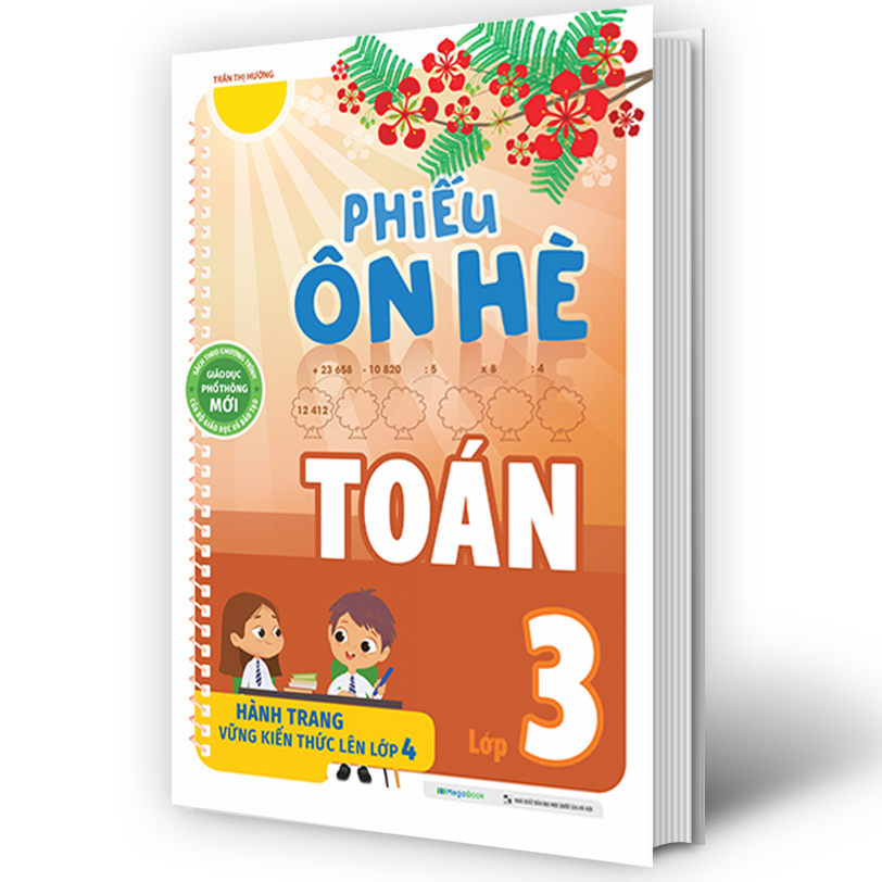 Sách Phiếu ôn hè Toán lớp 3 - MGB