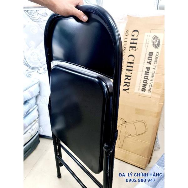 Ghế phong cách vintage mẫu mới, ghế cherry, ghế xếp sơn tĩnh điện gấp gọn, ngồi làm việc phong cách Bắc Âu