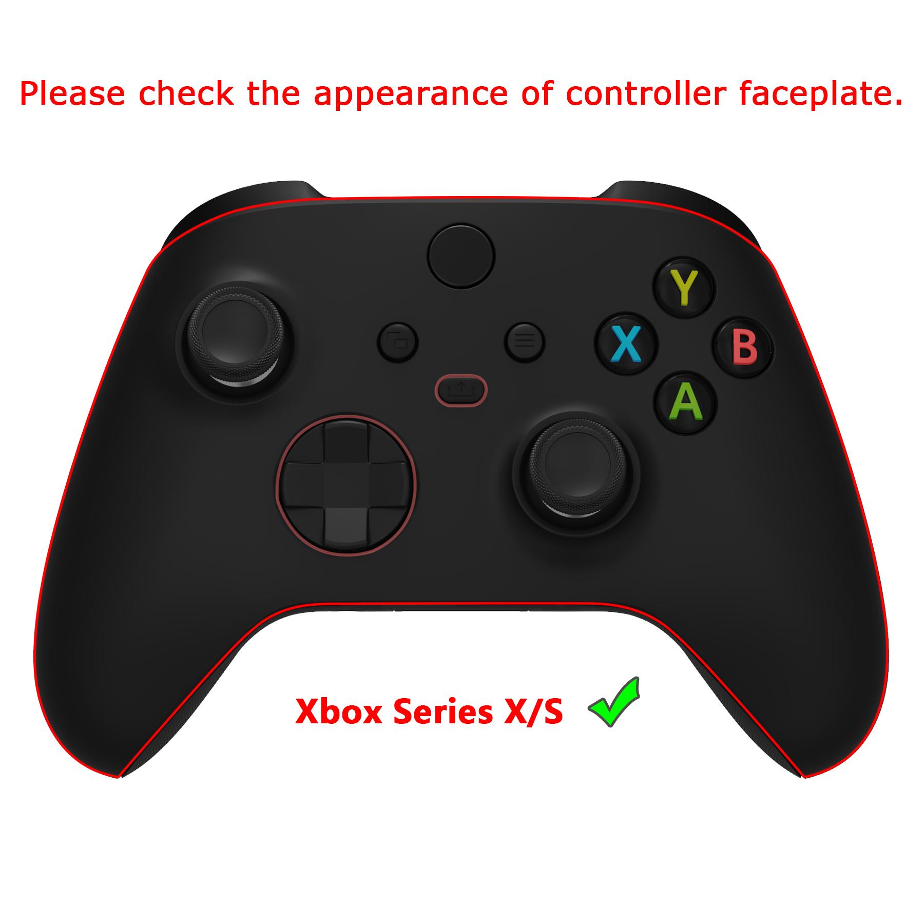 Vỏ ngoài thay thế eXtremeRate Mặt nạ vỏ tùy chỉnh cho bộ điều khiển X-box Series S - KHÔNG bao gồm bộ điều khiển Màu sắc: Green Weeds