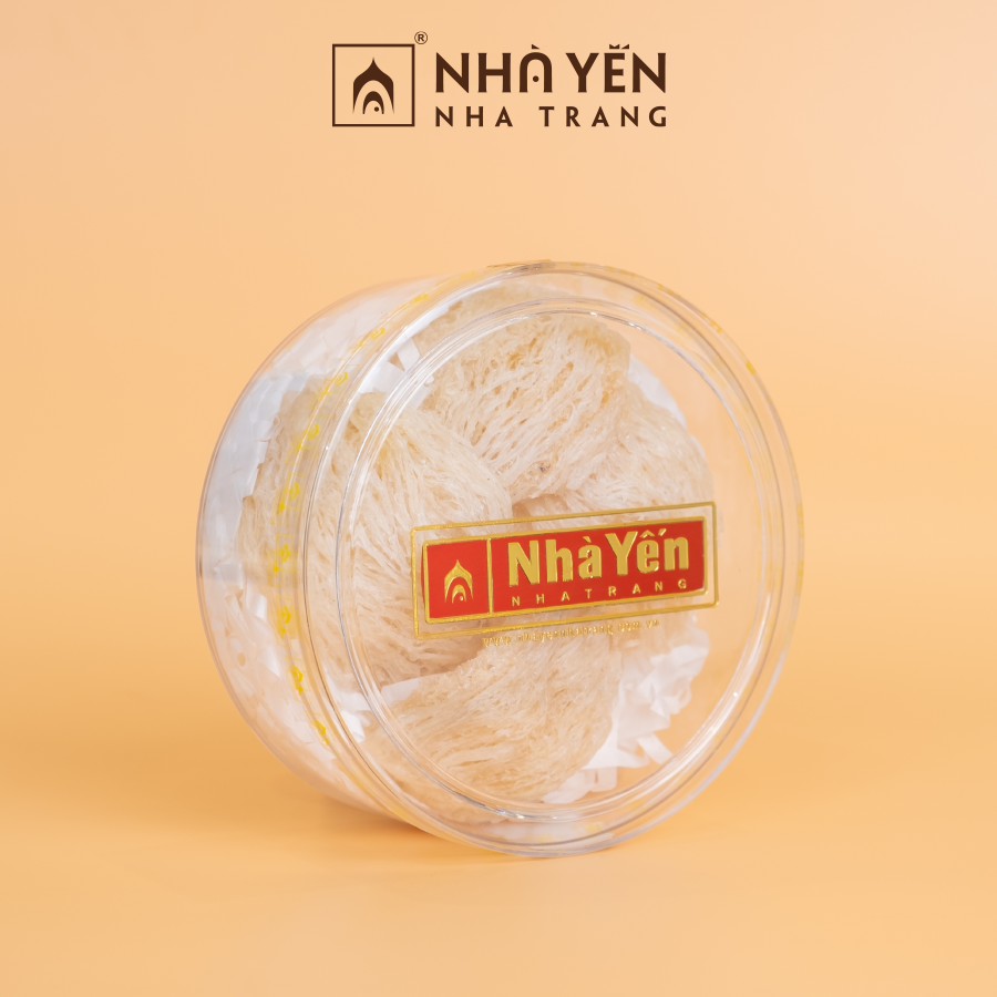 Tổ Yến Trắng Sơ Chế - Hộp 50 Gram - Loại Chất Lượng 4.5 - Tổ Yến Sơ Chế - Nhà Yến Nha Trang - Đặc Sản Nha Trang - Yến Sào Chất Lượng